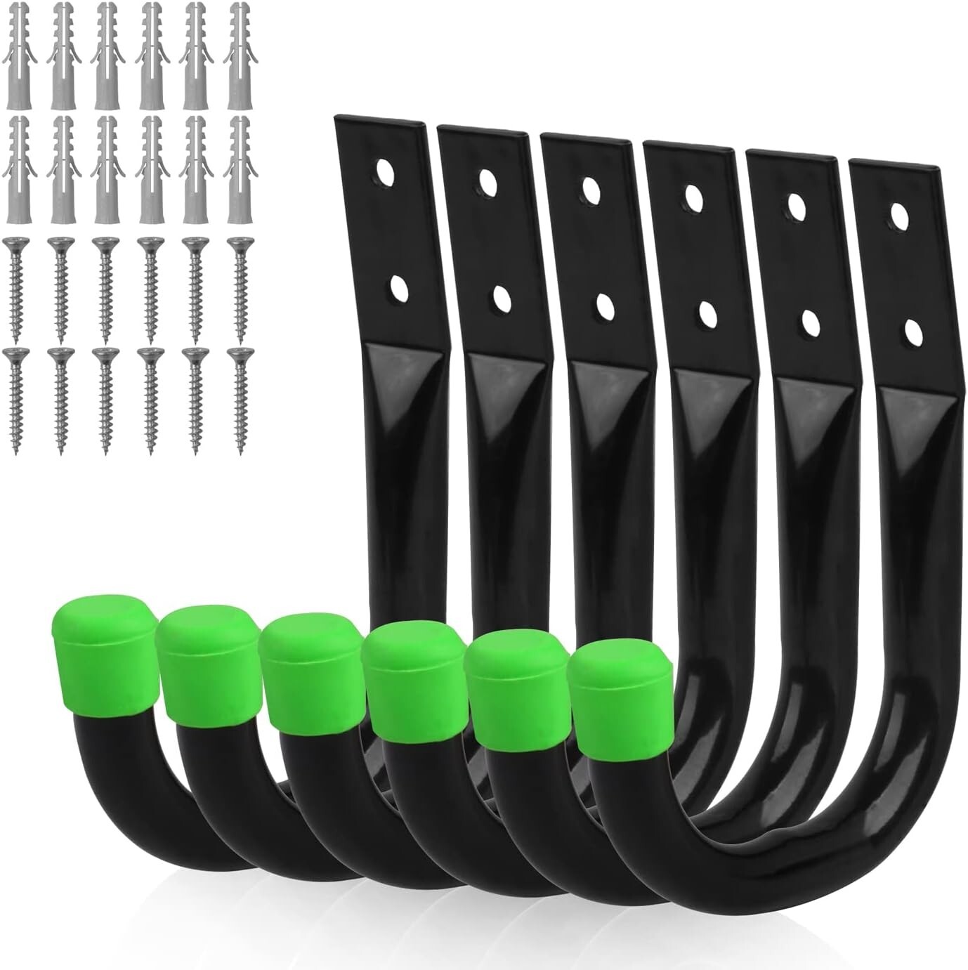 Heavy Duty Garage Hooks for Hanging, 2 Pack Garage Storage Hooks
