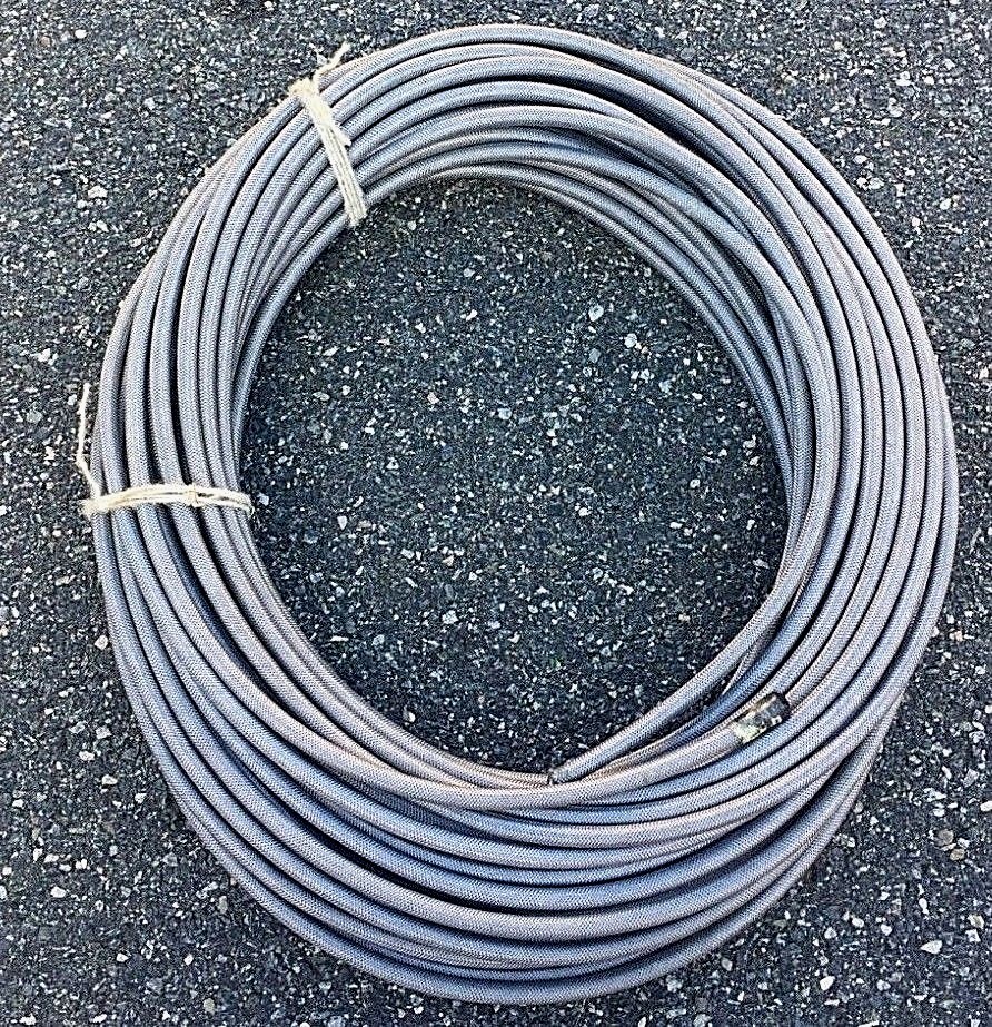 150′ Stainless Steel Overbraid 4 Wire Thermocouple Extension Cable Unused
