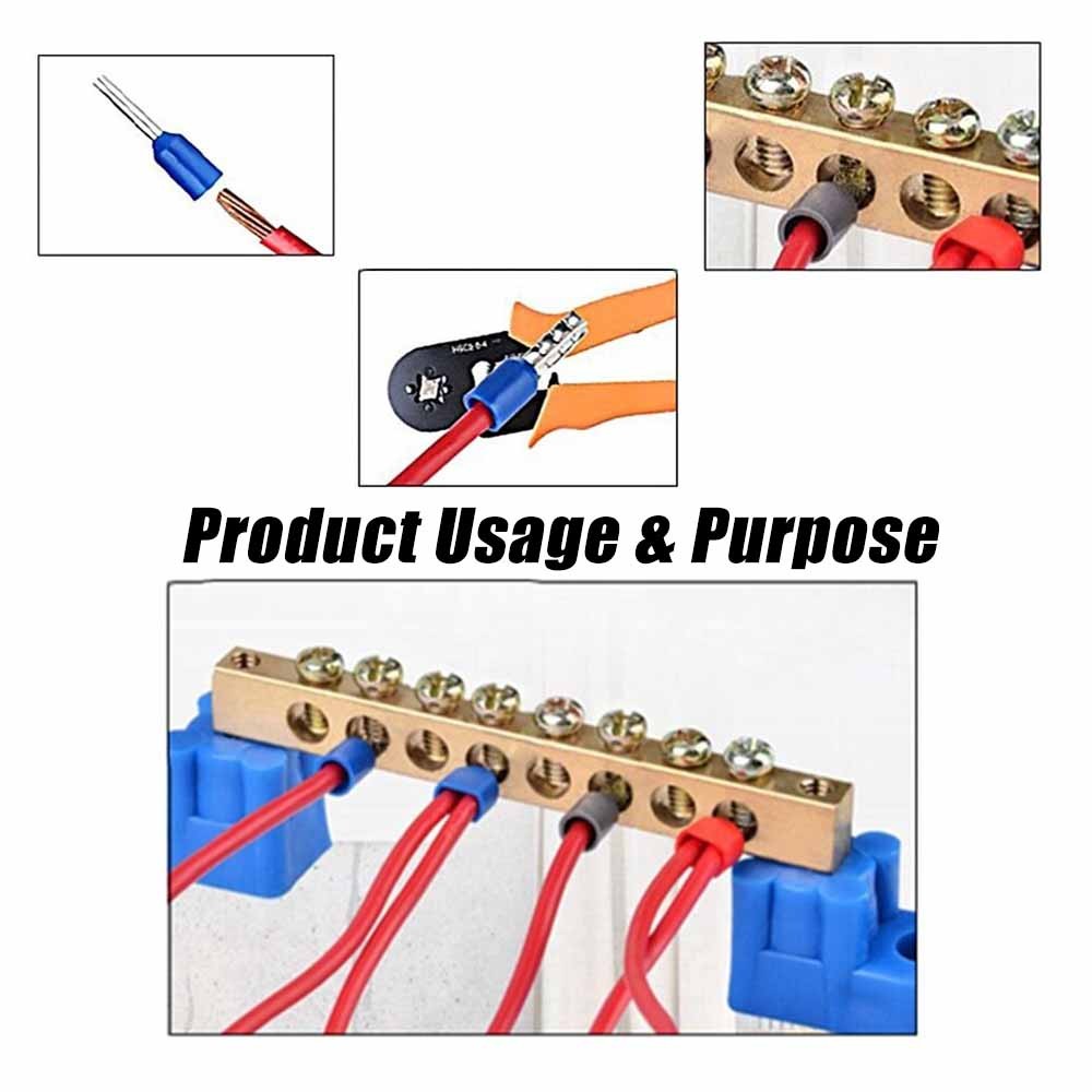 Ferrule Crimping Tool Kit AWG23-7 Self-adjustable Ratchet Wire Crimping Tool Kit