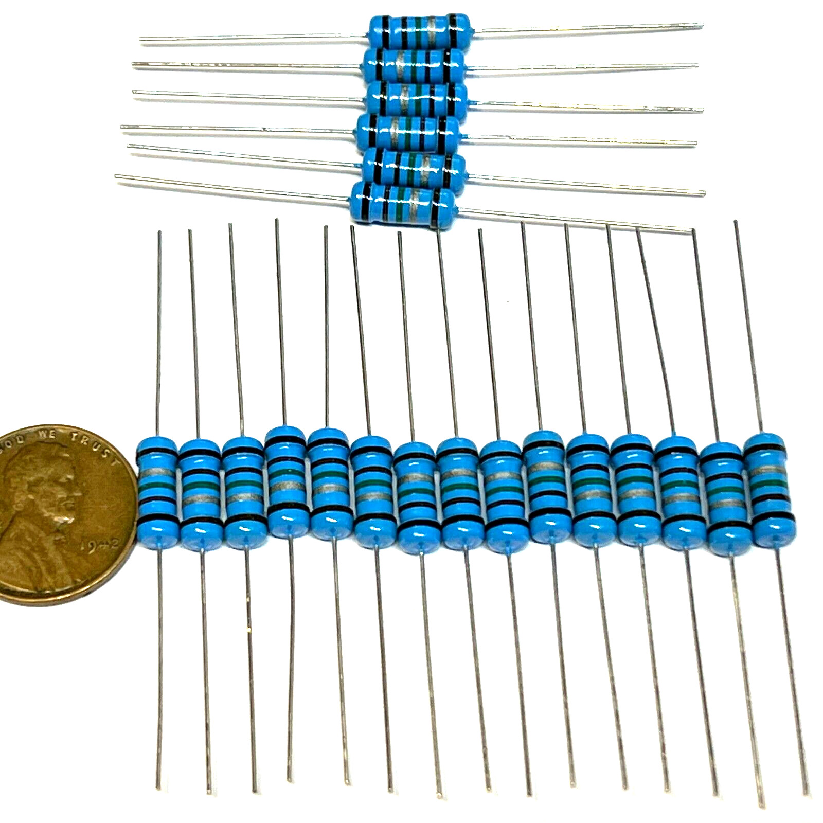 20 Pieces 18 Ohm 1 Watts Metal Film Resistors 1% Tolerance 1w 4 band G1028