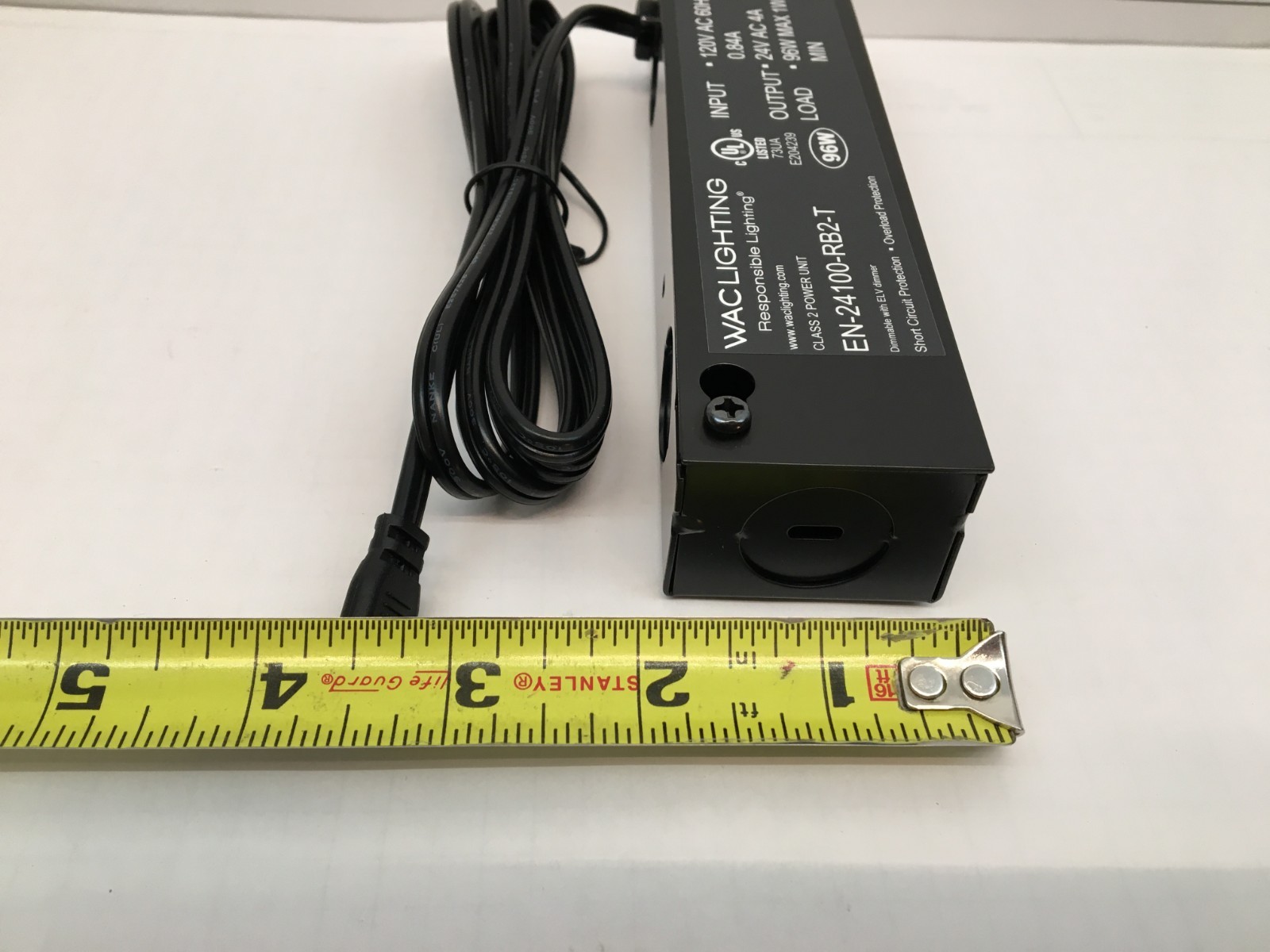 WAC Lighting EN-24100-RB2-T Transformer 120 VAC to 24 VAC, not DC