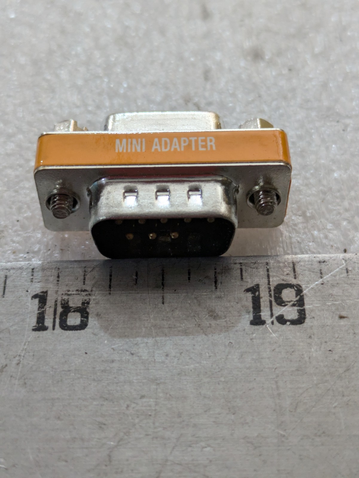 DB9 Null Modem Adapter Male to Female RS-232 Serial Connector Pack of 10