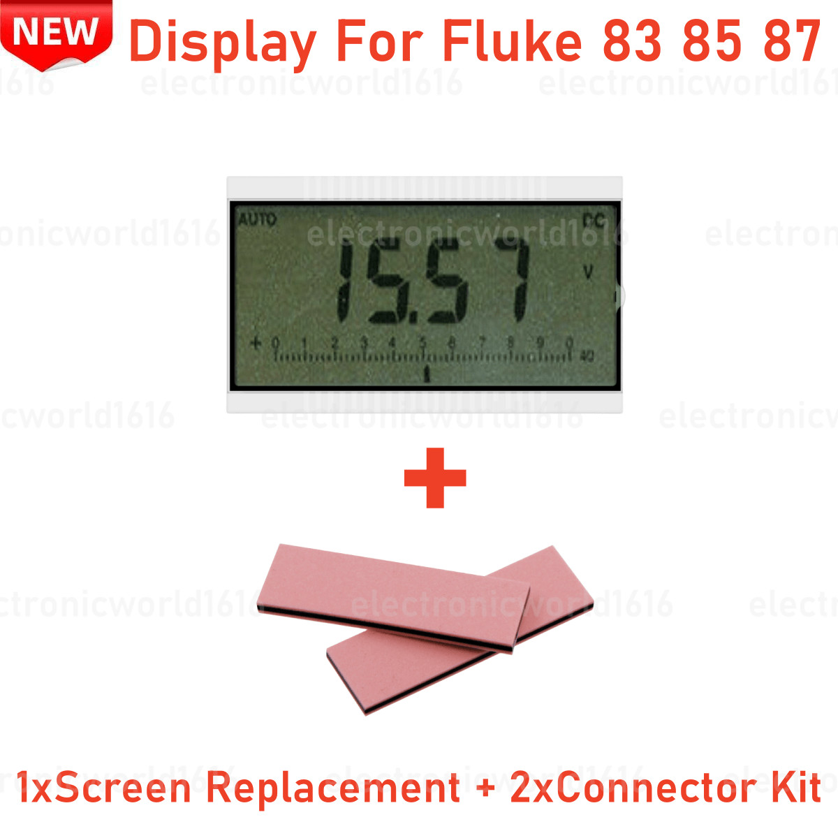 For Fluke 83 85 87 TrueMRS Portable Digital Multimeter LCD Display Screen Repair