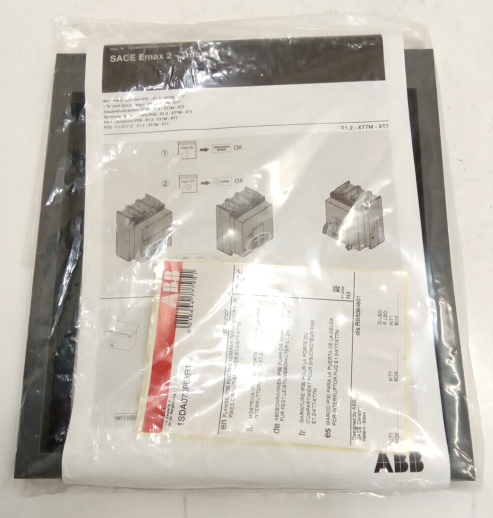 ABB Components 1SDA073862R1 Flange IP30 f/Fixed Circuit Breaker Compartment Door