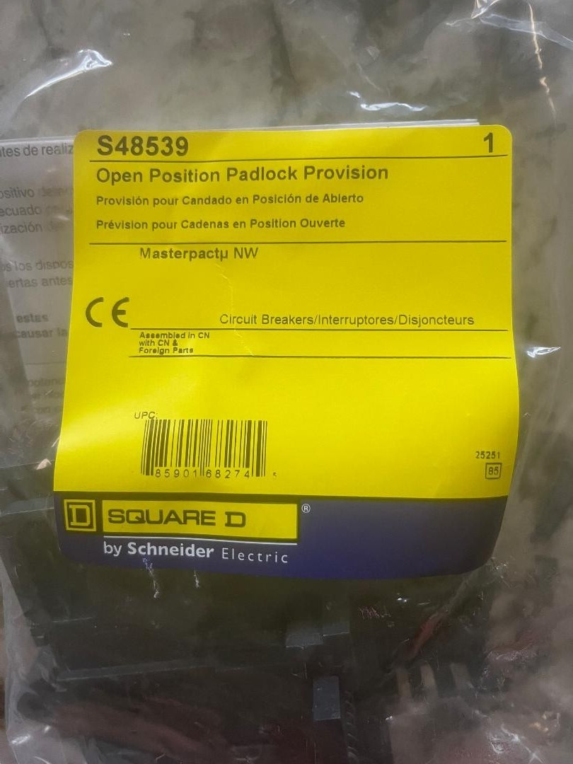 1PC SQUARE D S48539 Circuit Breaker Padlock Attachment