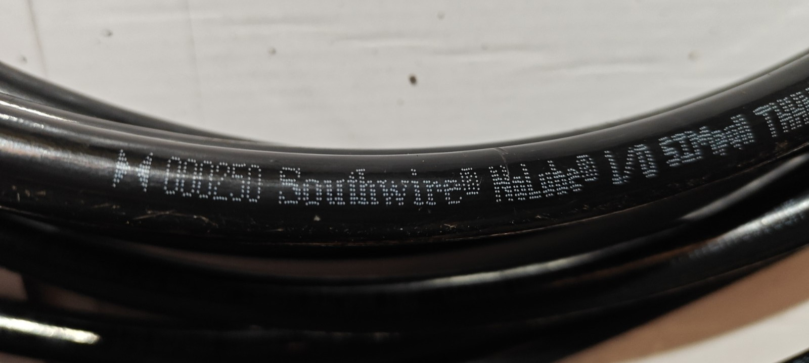30 ft. 1/0 AWG Black Stranded Copper wire THHN THWN-2 new SIMpull Southwire line