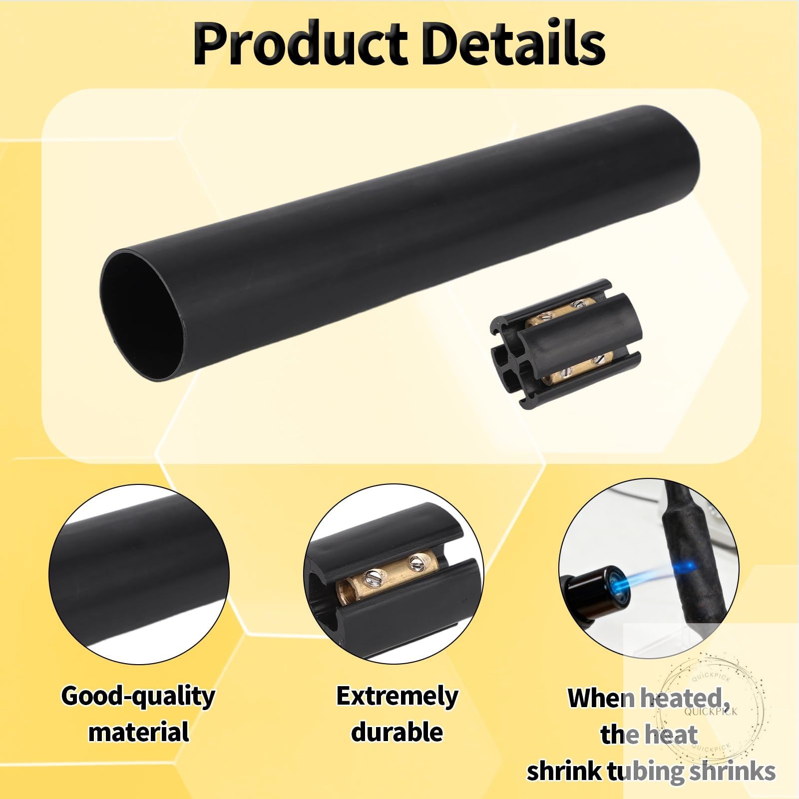 2 Sets Underground Line Wire Splicing Kit, Including Connectors Heat Shrink Tubi