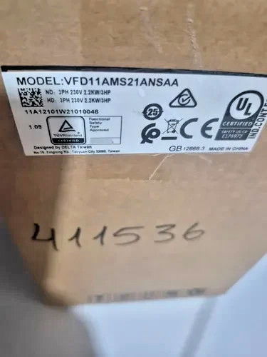 1PC- Delta VFD11AMS21ANSAA MS300 series variable frequency drive 3HP 2.2kW- NEW