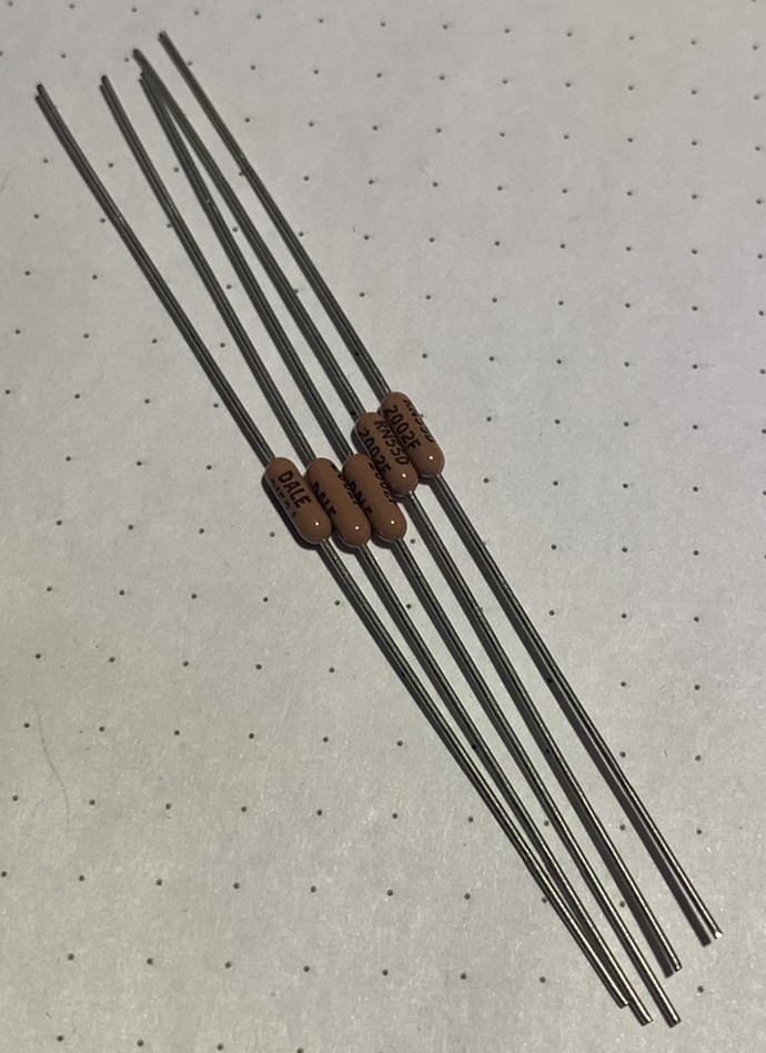 20 KΩ, 1%, 125 mWatt, Flame Retardant Safety Metal Film Resistor, Vishay, 5 Each