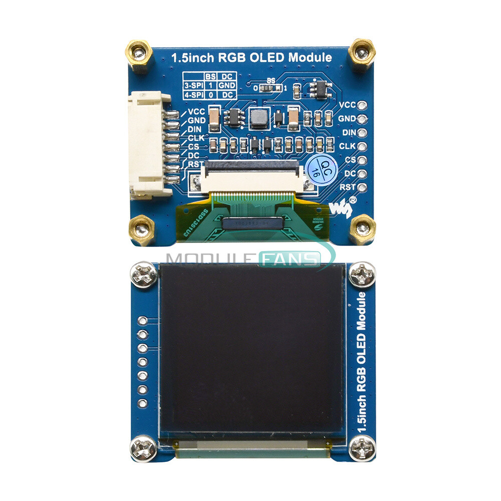 OLED 1.5″ Inch RGB Display 128×128 Expansion Module SSD1351 SPI for Raspberry Pi