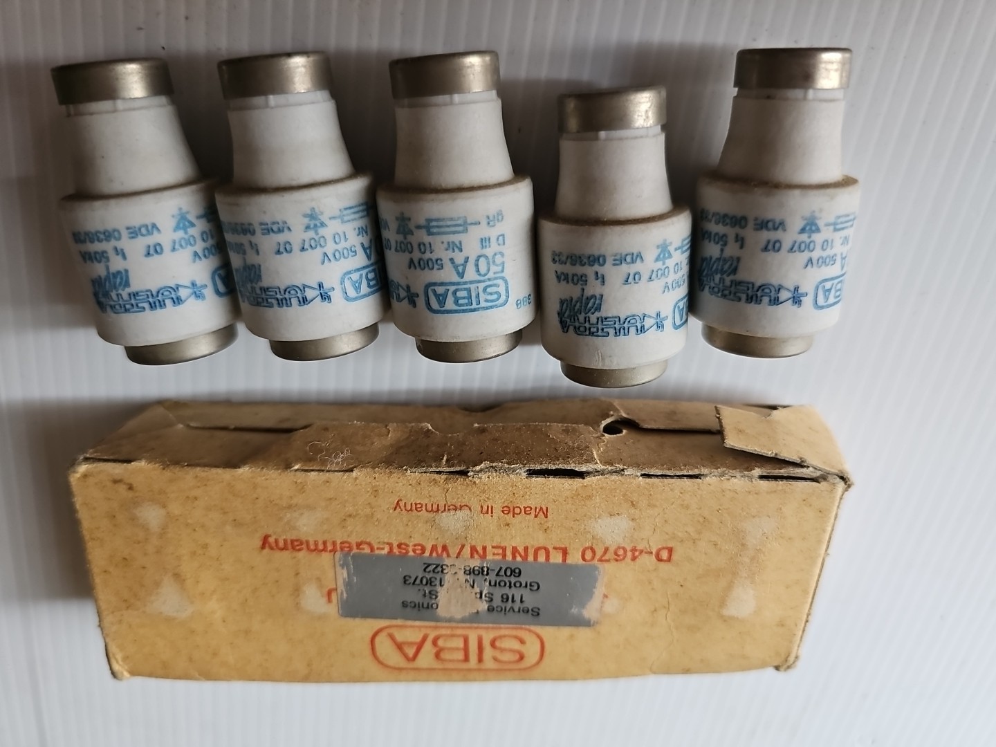 SIBA 50A Fuses 5 Pack