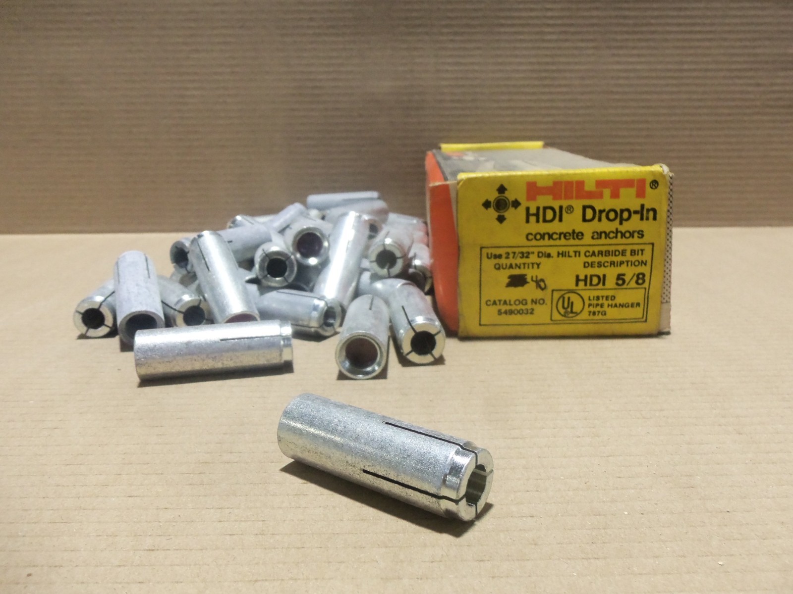 Hilti 5490032 Box of 40 Concrete Anchor 5/8″ AK