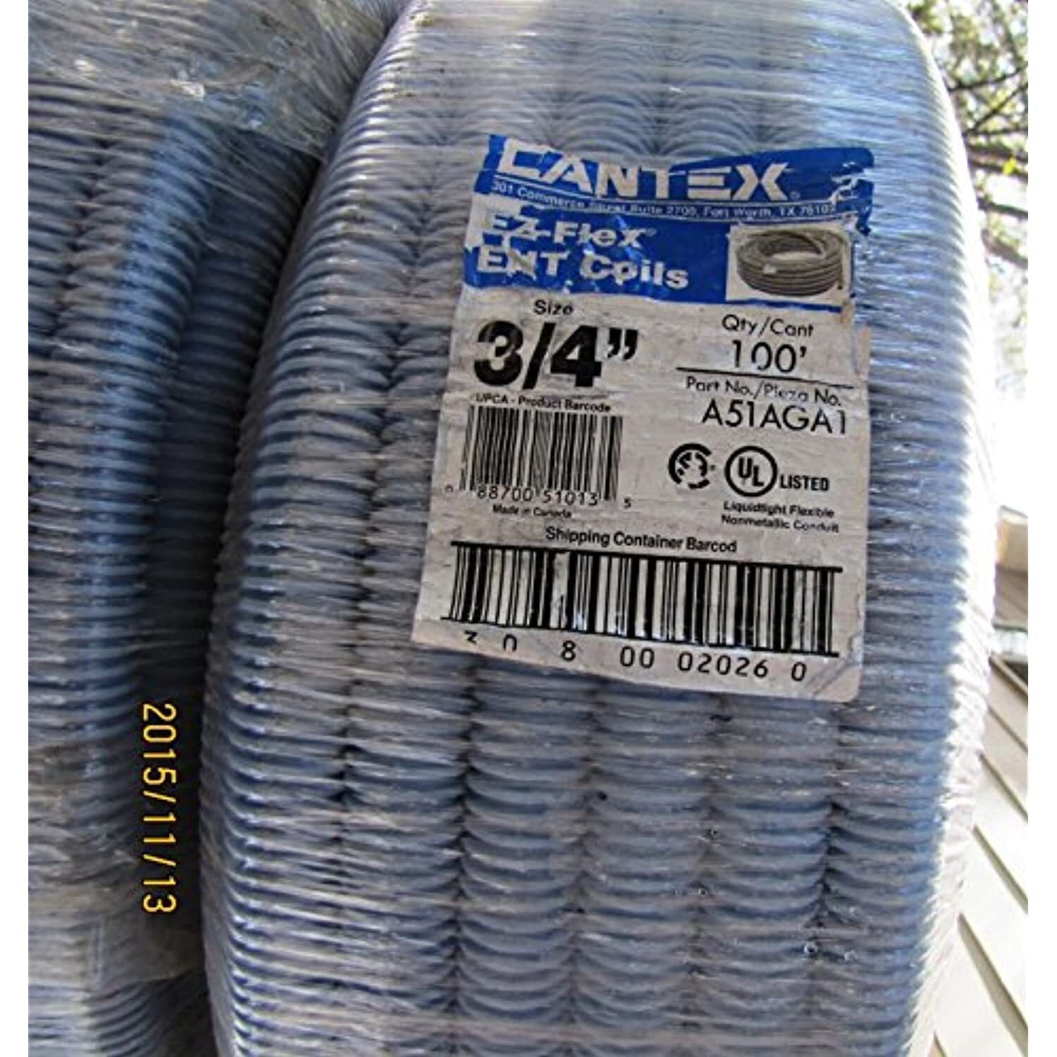 Cantex 3/4 in. Dia. x 100 ft. L PVC For Cablemate systems Non-Metallic Tubing
