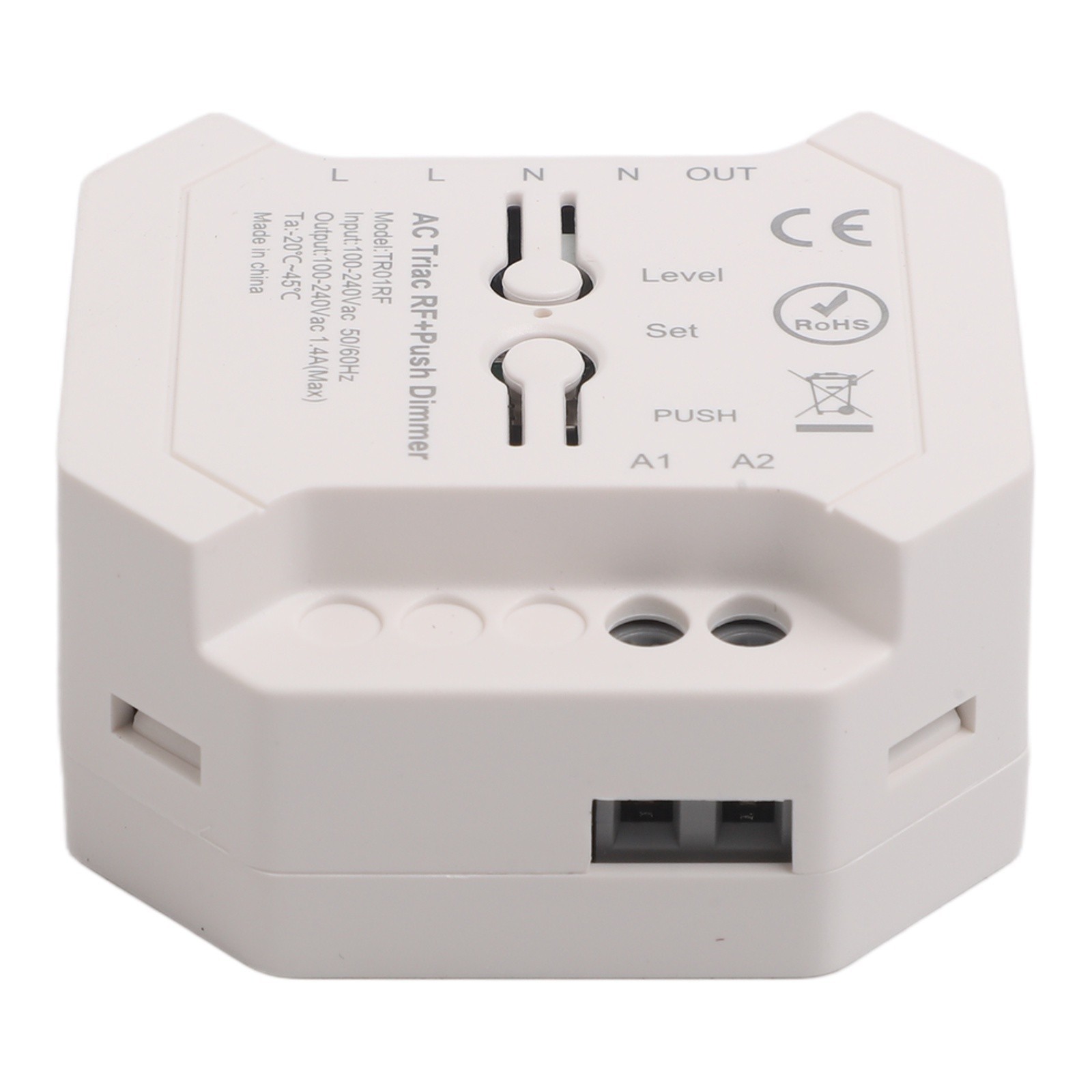 LED Driver AC Triac Dimmer V0 Fire-resistant Housing Automatic Recovery