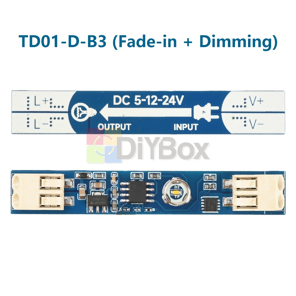 DC 5-24V Touch Sensor Switch Module Stepless Dimming 4A Strip Light Smart Sensor