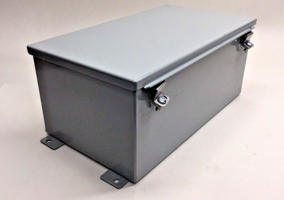 Hammond 1414PHMH6 Enclosure Panel Mount Gray 14 L x 8 W x 6 Deep