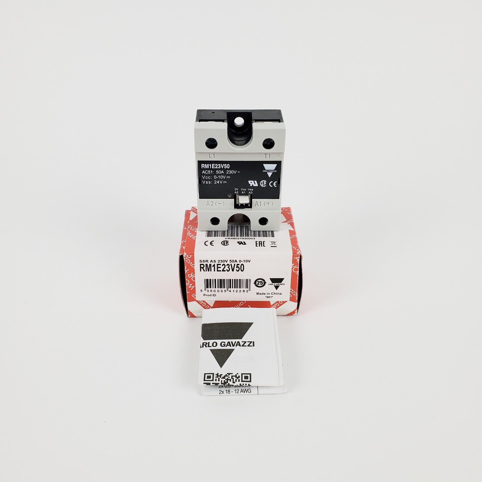 Carlo Gavazzi RM1E23V50 Solid State Relay, New!