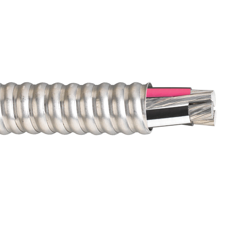 6/3 With Ground Type MC Aluminum Conductor Metal Clad Cable 600V