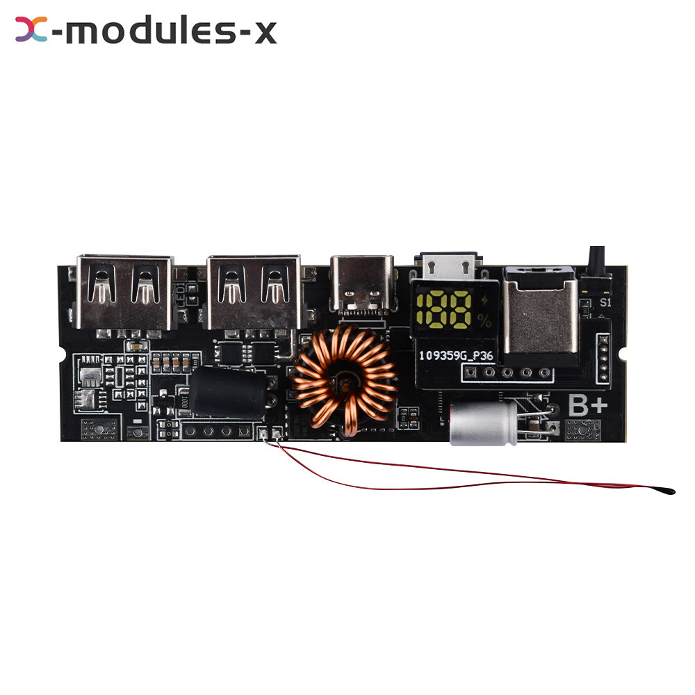 PD 3S 4S 5S 65W 100W Power Bank 6-port Two-way Fast Charging Mobile Power Module