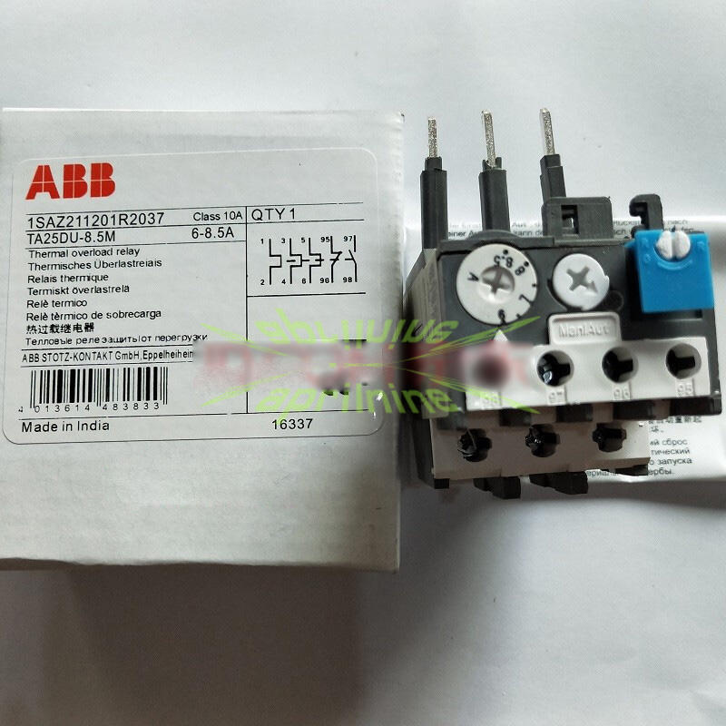 1piece NEW ABB TA25DU-8.5M 6.0-8.5A thermal relay