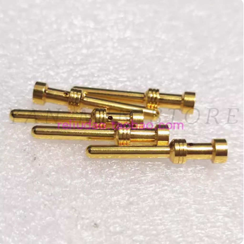 100pc CEGM-0.75 gold plated male pin