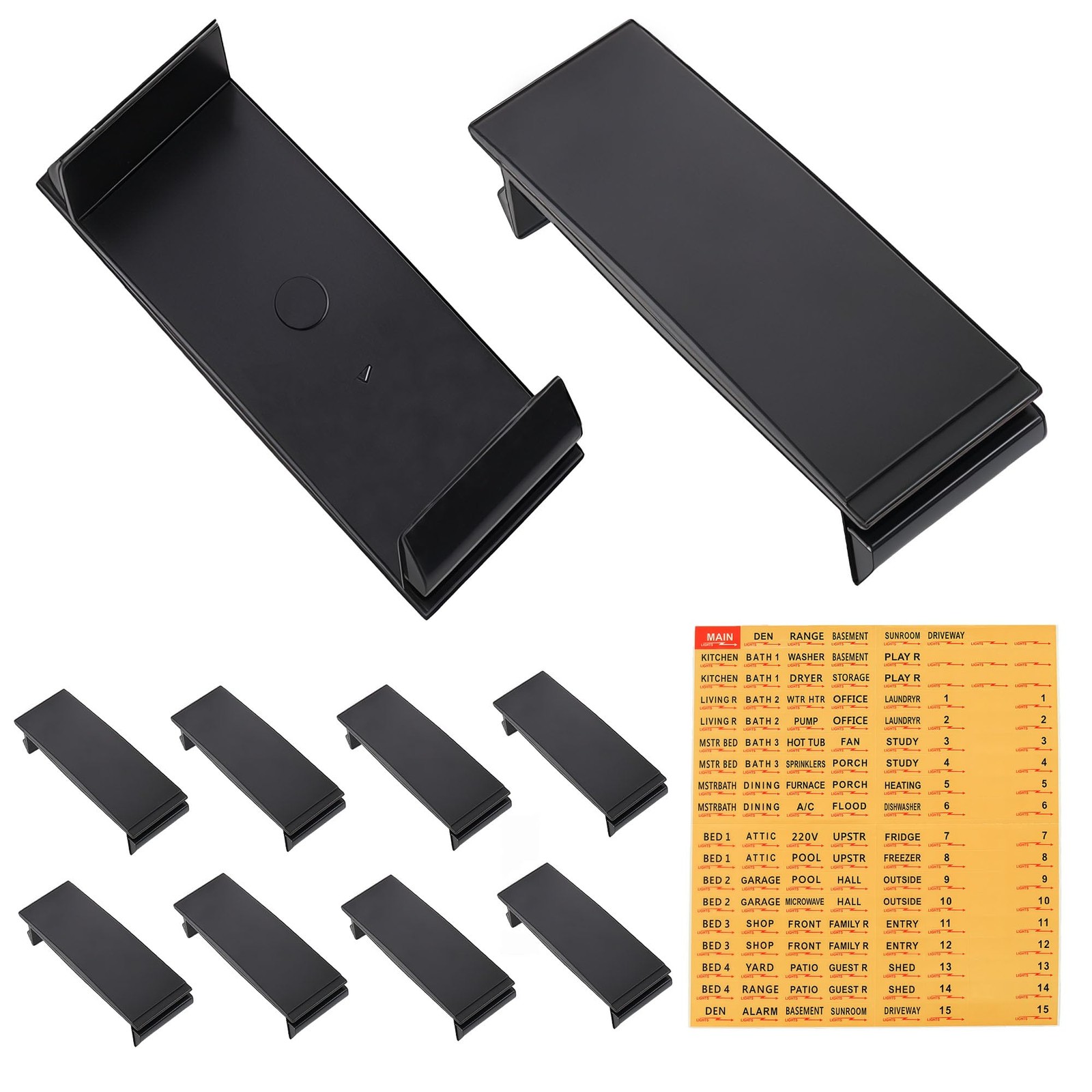 Universal Breaker Filler Plate for Load Centers 10 Pack, Use for Closing 1 in…