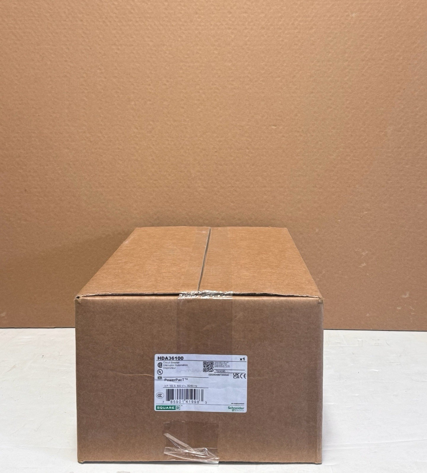 Square D HDA36100 PowerPact H-Frame Breaker | I-Line, 3-Pole, 100A, 600V