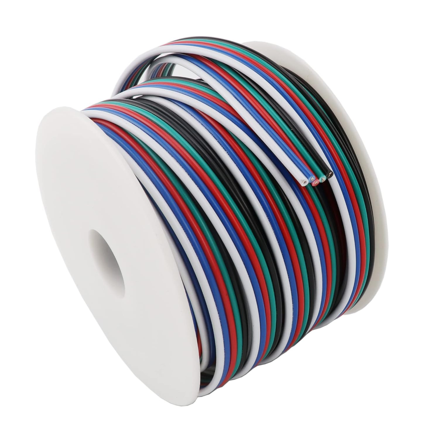 40FT 18 Gauge RGBW LED Strip Extension Cable 18AWG 5Pin 5 Color Stand Electrical