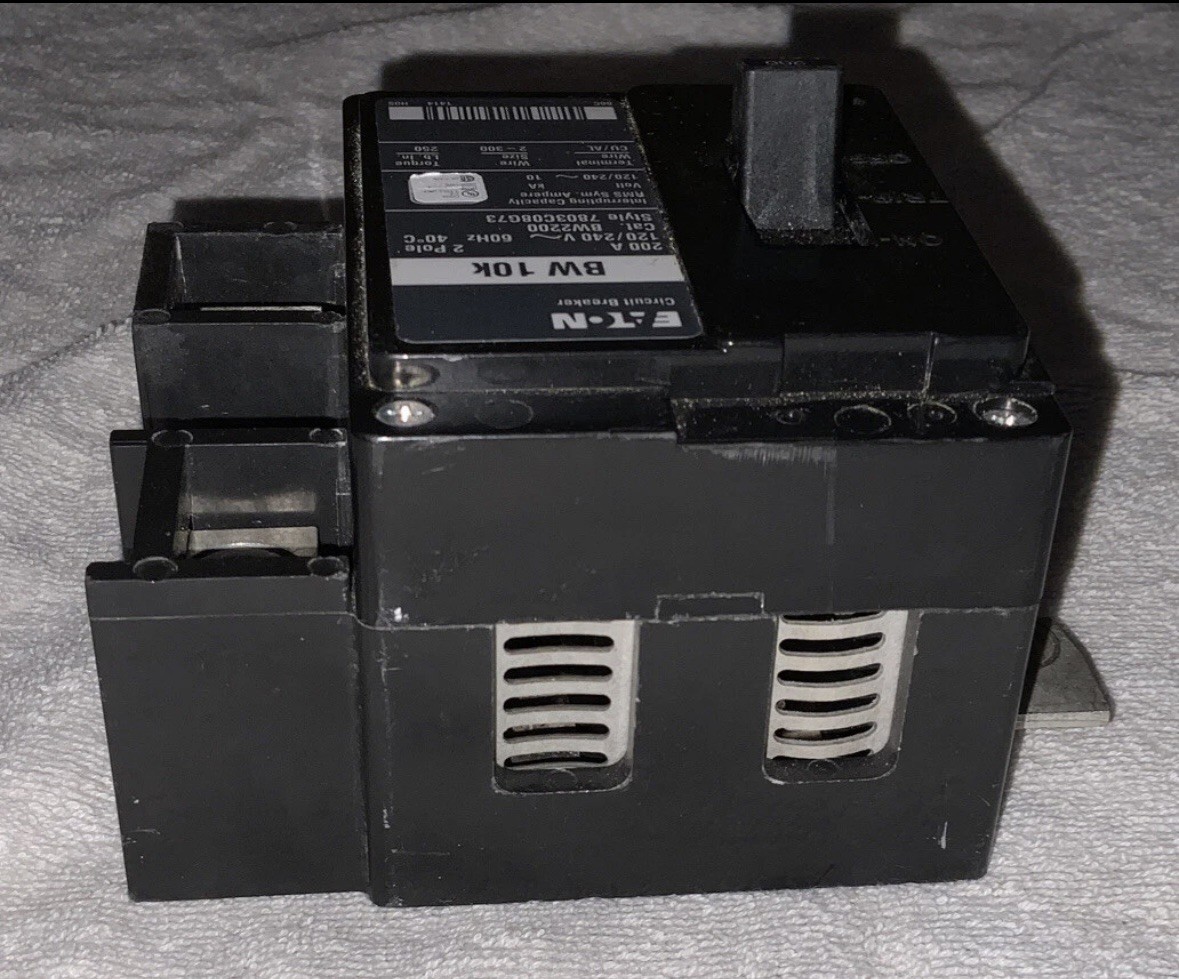 Eaton BW2200 BR 200A Main Circuit Breaker