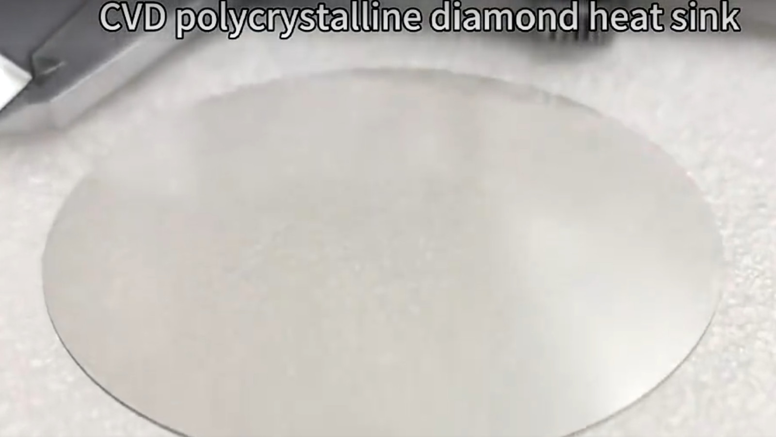 ⌀58×0.38mm Pure CVD Diamond Heatsink/Window made in the U.S.A.