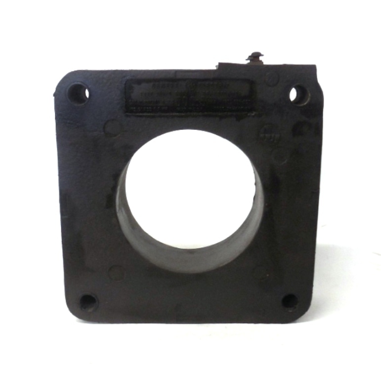 GENERAL ELECTRIC CURRENT TRANSFORMER 837X61, RATIO 500:5 AMP, TYPE JAH-0