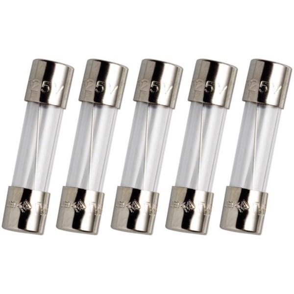 Pack of 5, F500mAL250V, F500mA 250V, F500m L250V, F500mA 250V, F500mL250V Cartri