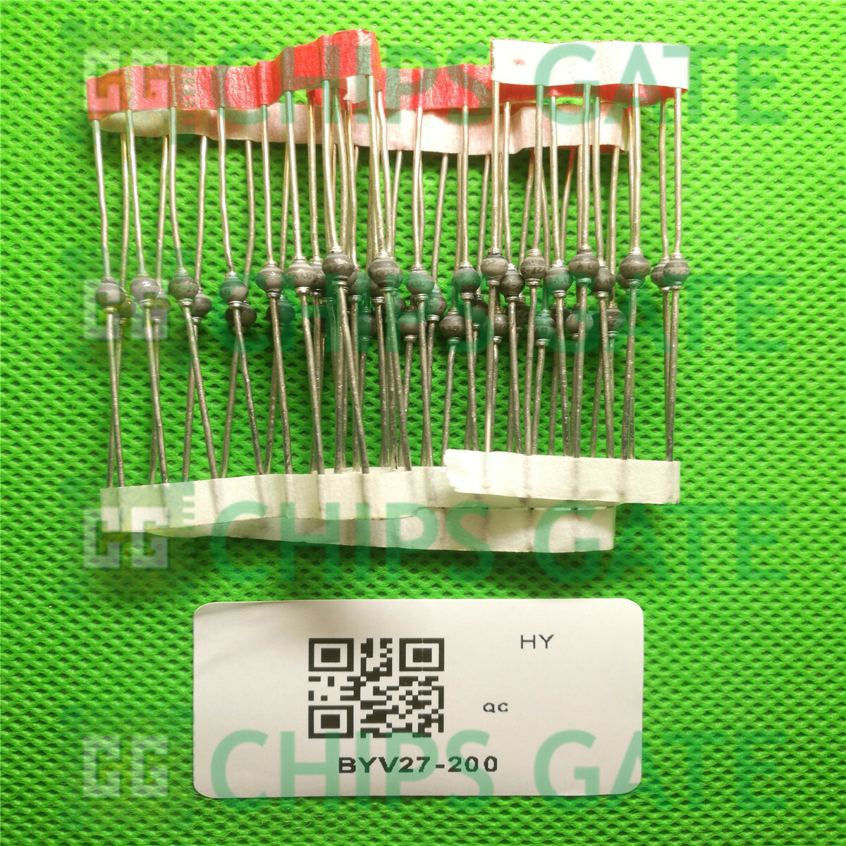 15PCS BYV27-200 Encapsulation:SOD-57,Ultra fast low-loss controlled avalanche
