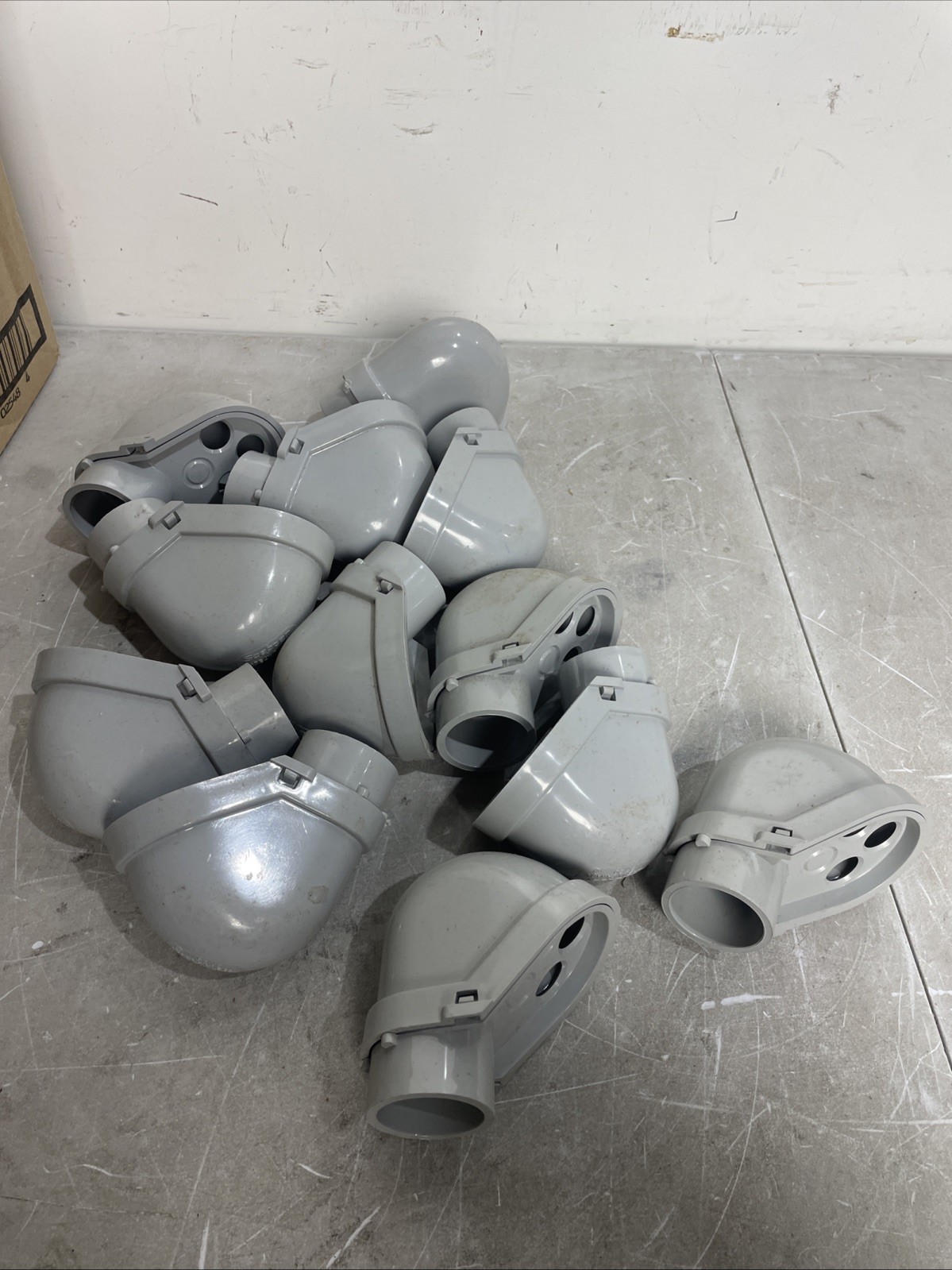 Lot Of 12 Scepter EF 20 PVC Service End Caps
