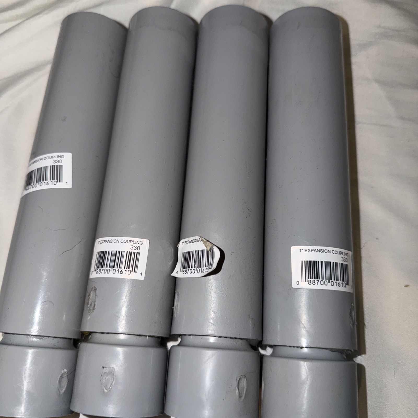 4 pack Cantex 1 in PVC Electrical Conduit Coupling 5144033U