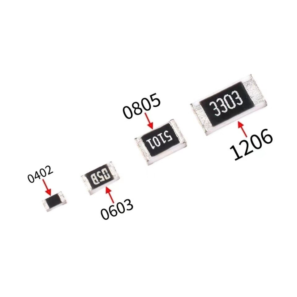 10 pcs 0603 SMD Resistors Kit 1% 0 ohm-10m ohm Choose From 170 Values SMT