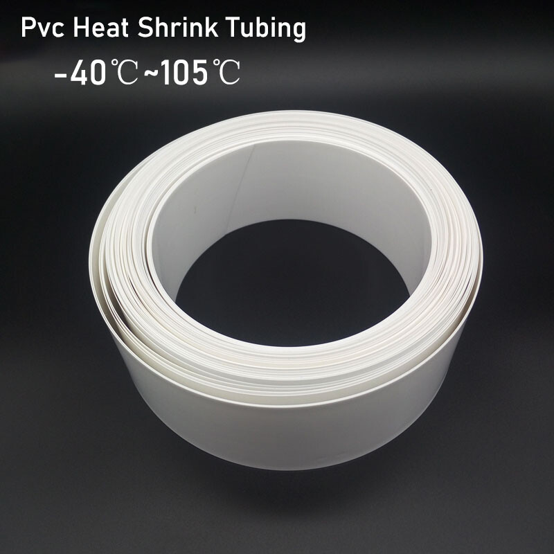7mm to 250mm White PVC Heat Shrink Tubing Wrap RC Battery Pack LiPO NiMH NiCd