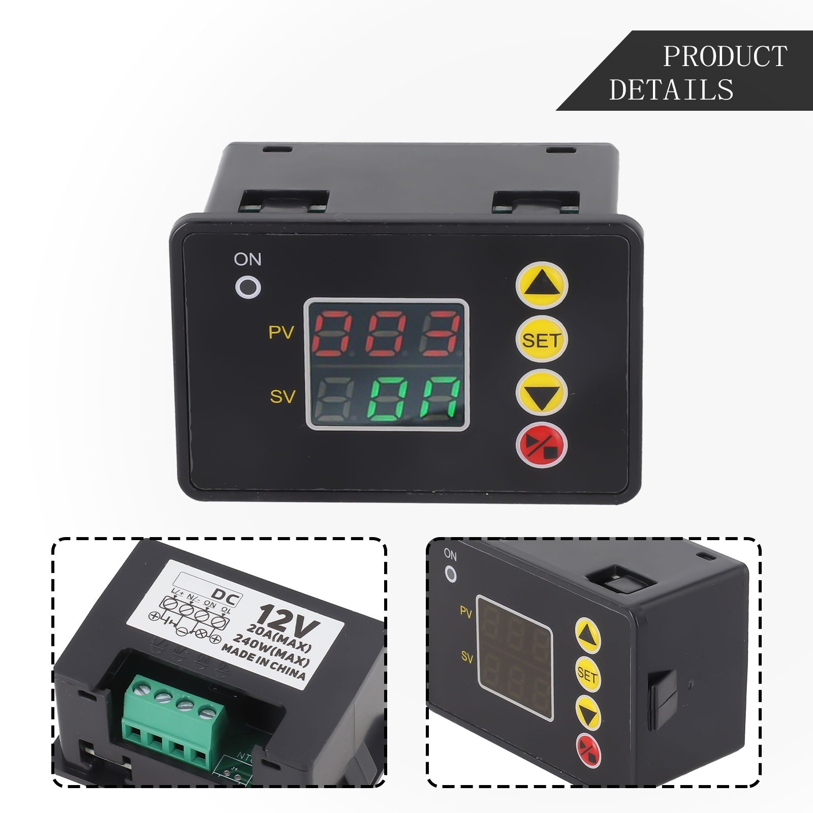 Countdown Timer Switch T2310 Digital Timer Relay Module for DC12V 24V AC220V
