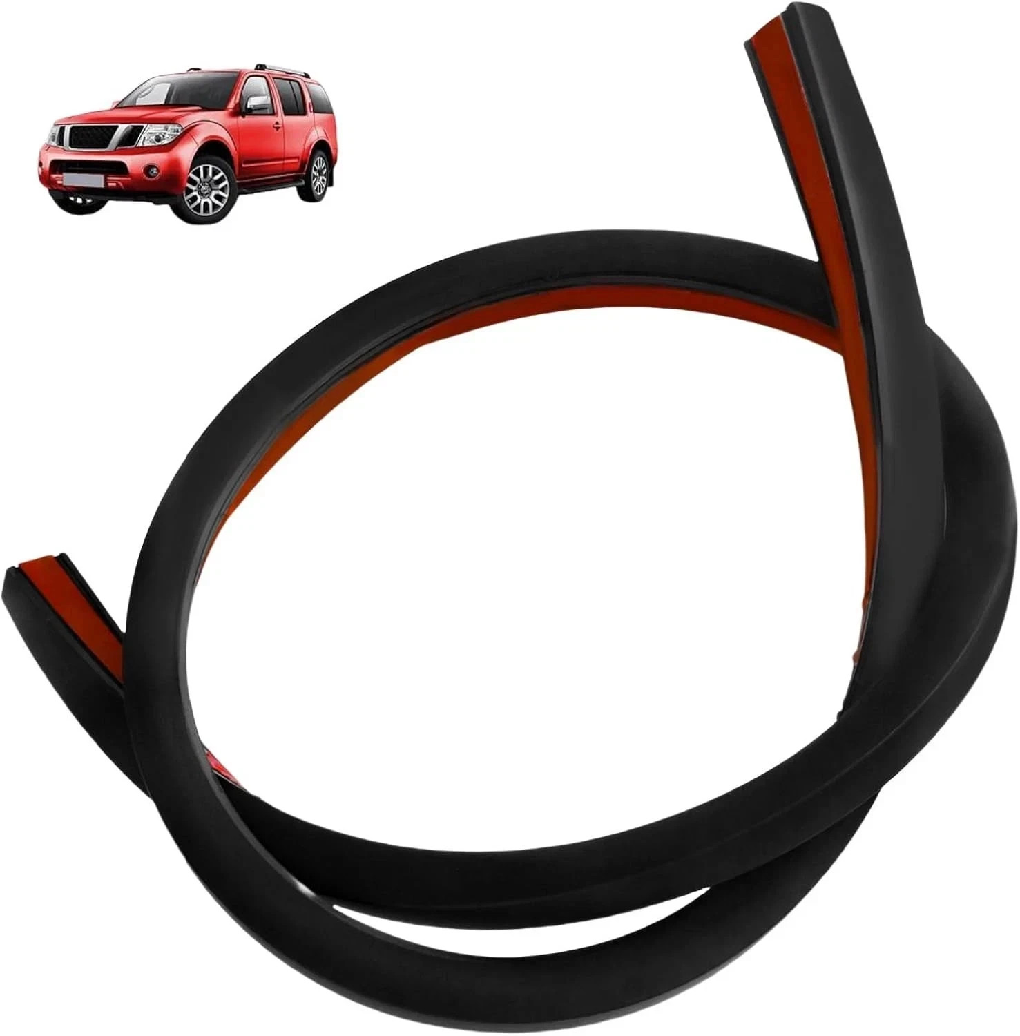 Universal Car Wire Hider 3.28 Ft with Adhesive Backing for Hide Wires Black