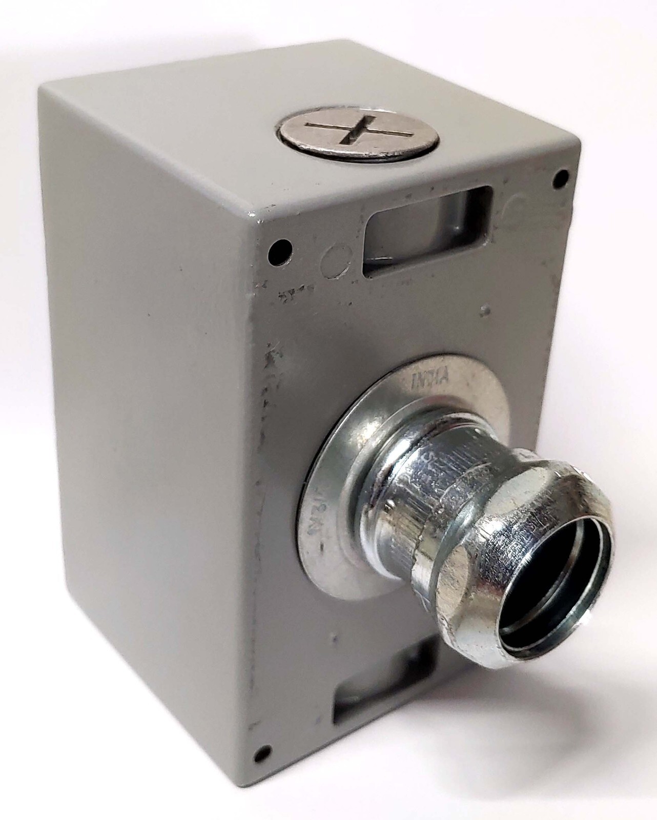 Wet Location Deep Outlet Box + Cover + 120V 20A Switch + 3/4″ EMT Fitting