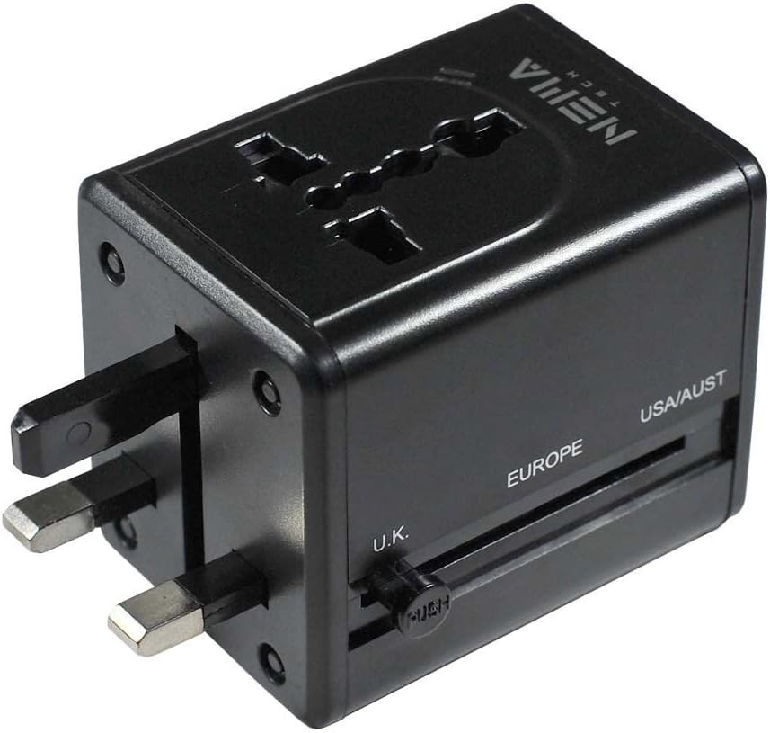 NemaTech Worldwide Universal Travel Adapter w/USB Charger