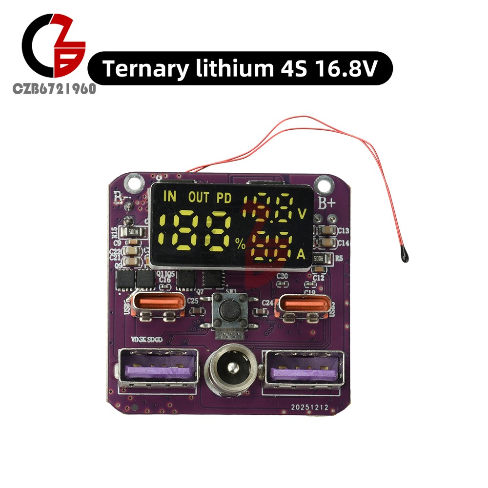 4S PD 100W Bidirectional Fast Charging Module Charging Discharging Board 20V 5A