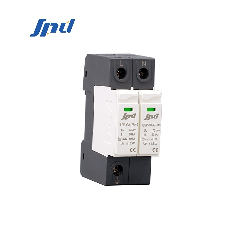 2 poles ac surge protection device 175V 40Ka spd