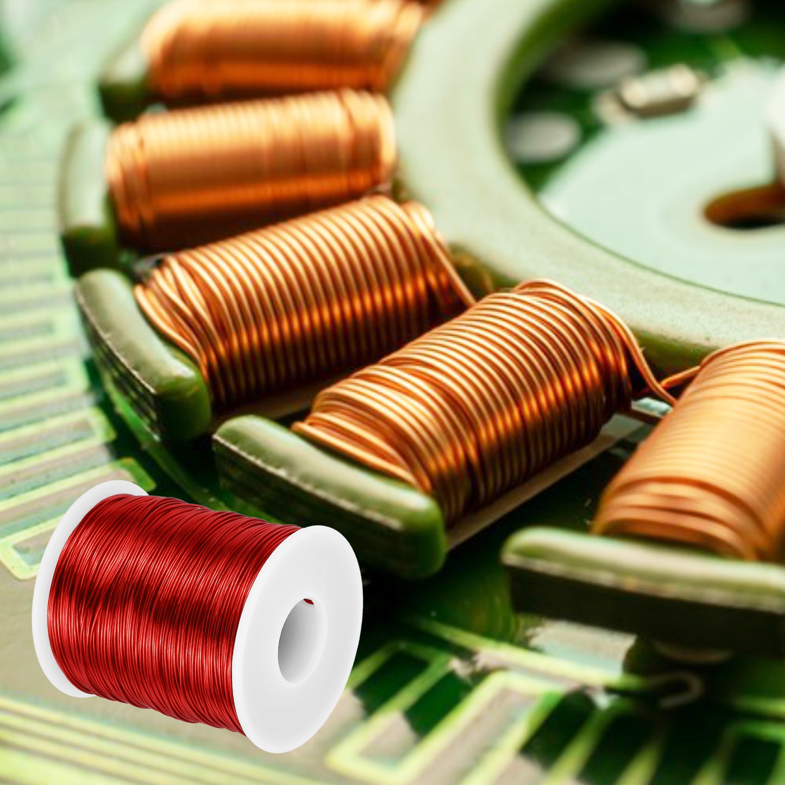 22 AWG Magnet Wire 22 Gauge Enameled Copper 1 Lb Magnetic Coil Wire 155C(311F)