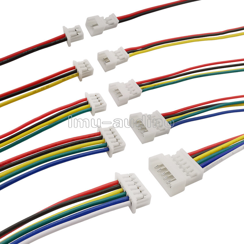 10/5/2Pair JST 1.25 Male Female Wire Connector 1.25mm 2D 3P 4P 5P 6P JST Plug