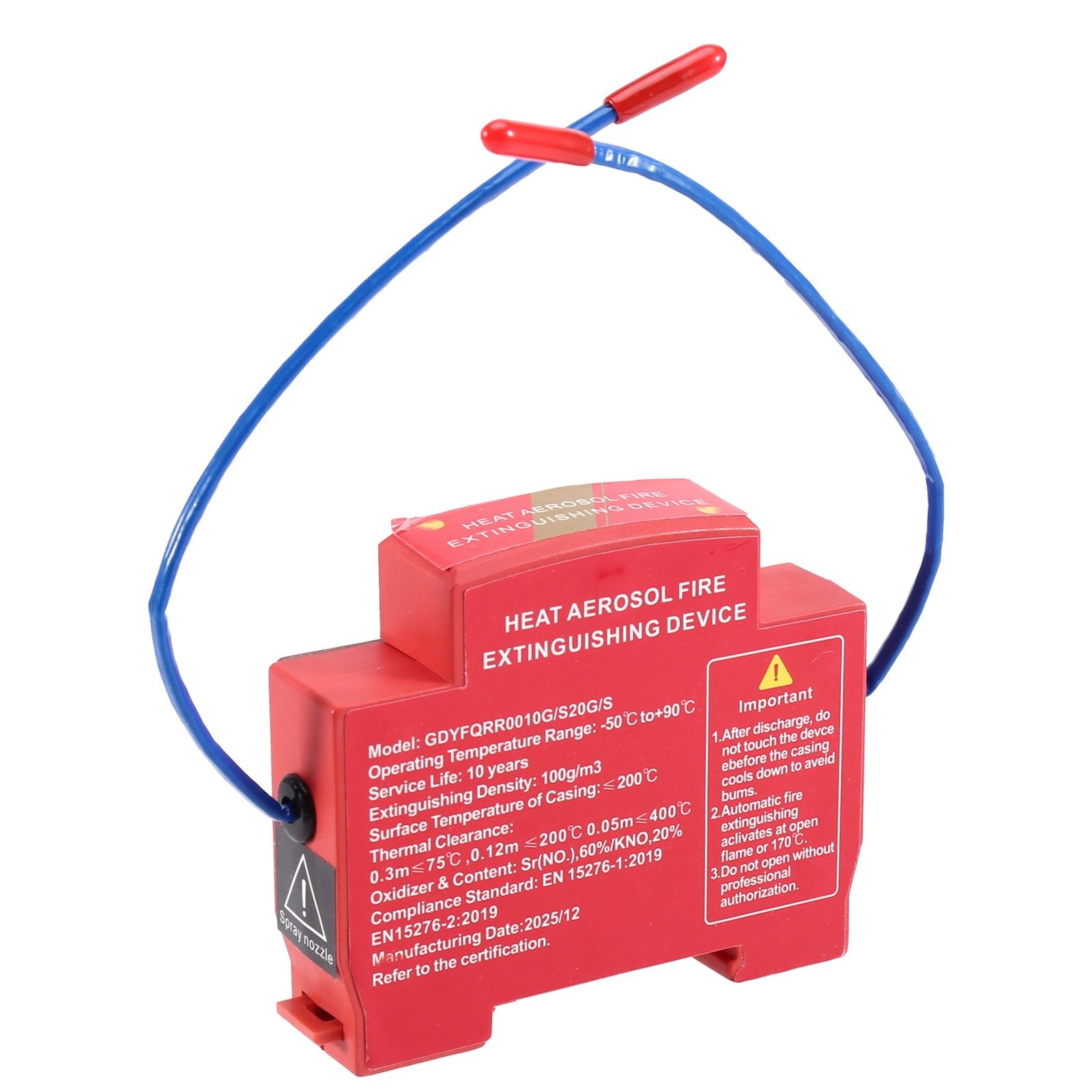 Distribution Box/Cabinet Flame Retardant Device DIN Rail Stick-on Dual-Line2697