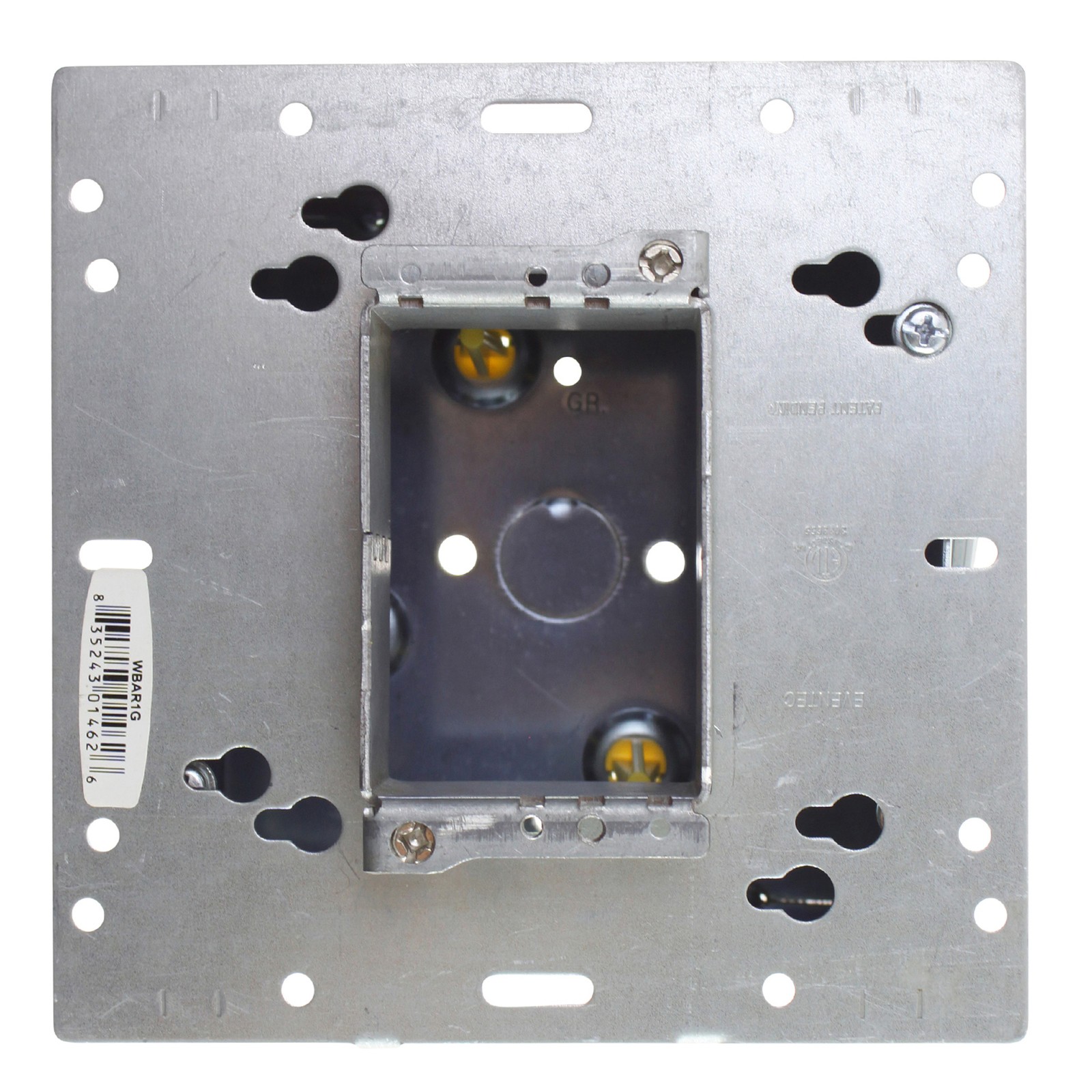 ORBIT ELECTRIC WBAR2G 1-GANG UNIVERSAL BOX BRACKET, 4S EXTRA DEEP BOX