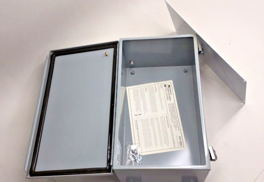 Hammond 1414PHMH6 Enclosure Panel Mount Gray 14 L x 8 W x 6 Deep