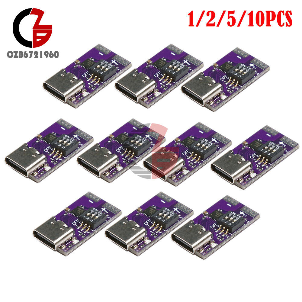 1/2/5/10pcs 100W PD Decoy Module Fast Charging Module Board 5V-20V 5A Type-c