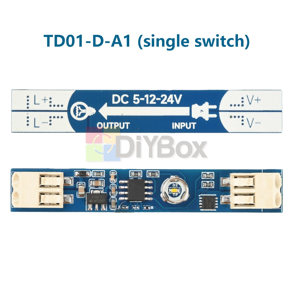 DC 5-24V Touch Sensor Switch Module Stepless Dimming 4A Strip Light Smart Sensor